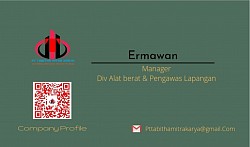 Manager Alat berat dan pengawasan lapangan