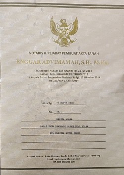 AKTA PERUBAHAN